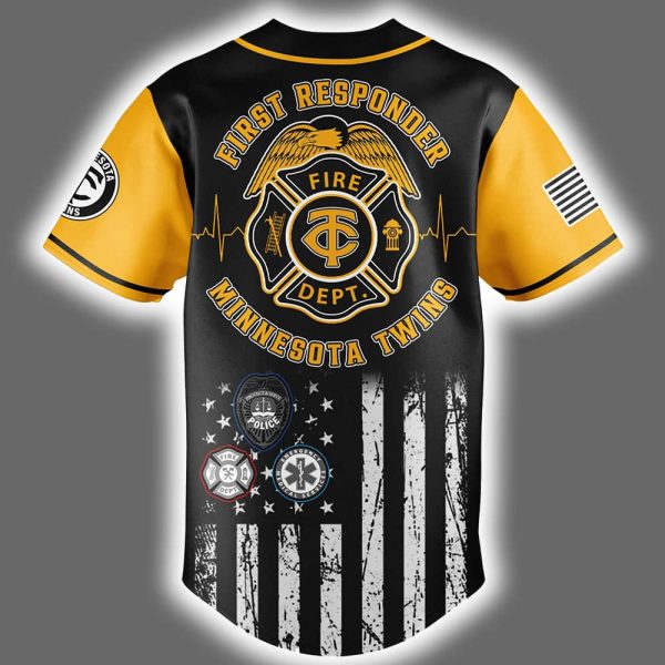 2025 Twins First Responders Night Jersey 3
