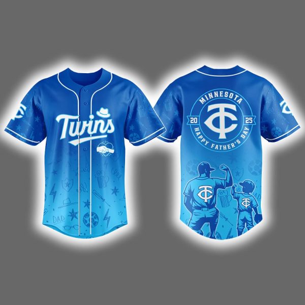 2025 Twins Happy Father's Day Jersey