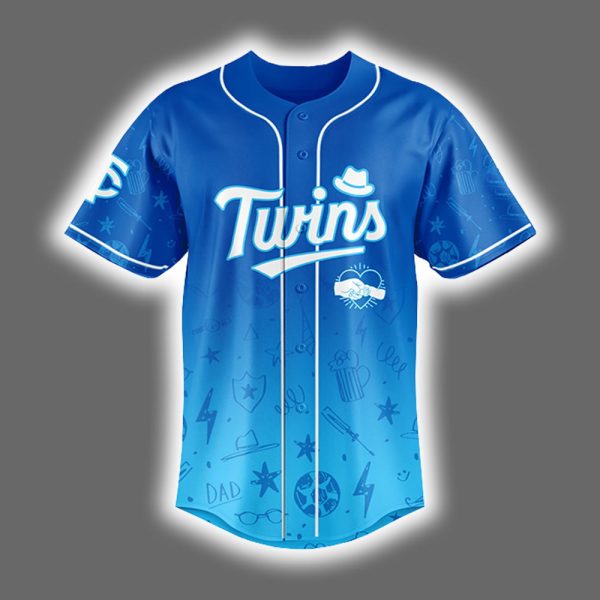 2025 Twins Happy Fathers Day Jersey 2