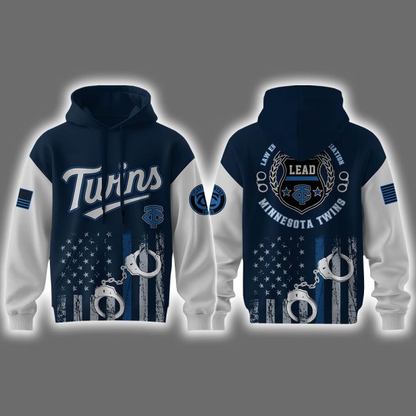 2025 Twins Law Enforcement Appreciation Day Hoodie Set