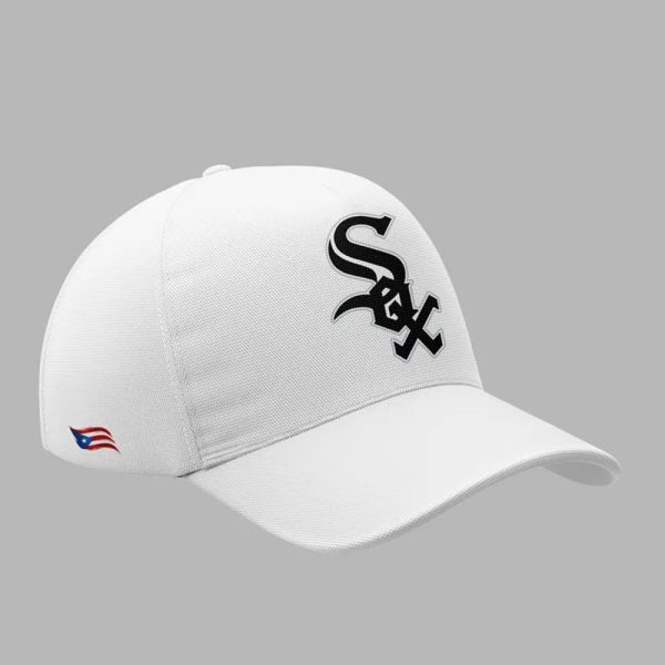 2025 White Sox Puerto Rican Heritage Night Hoodie Joggers Cap 4