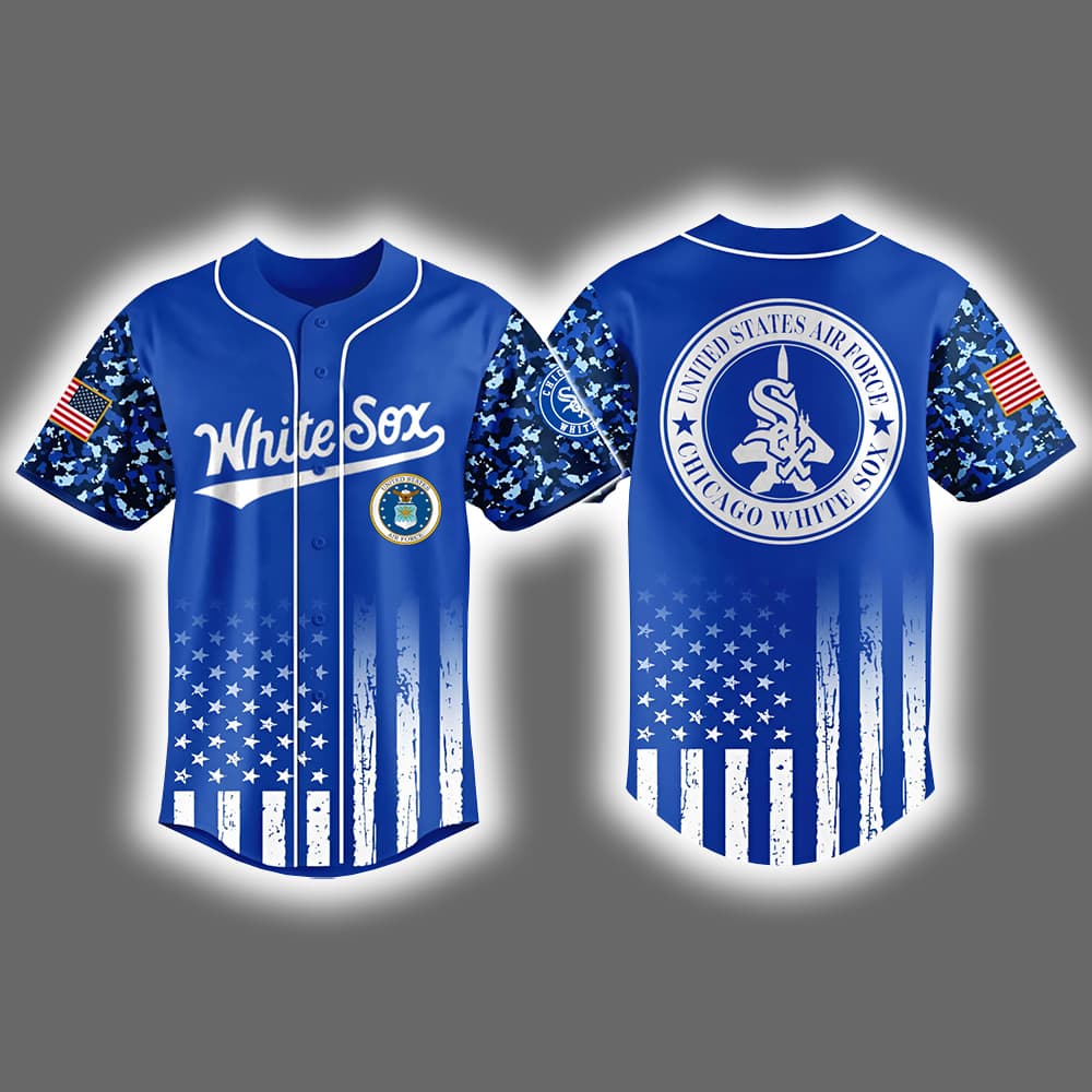 2025 White Sox x US Air Force Appreciation Night Baseball Jersey 2025 White Sox x US Air Force Appreciation Night Baseball Jersey