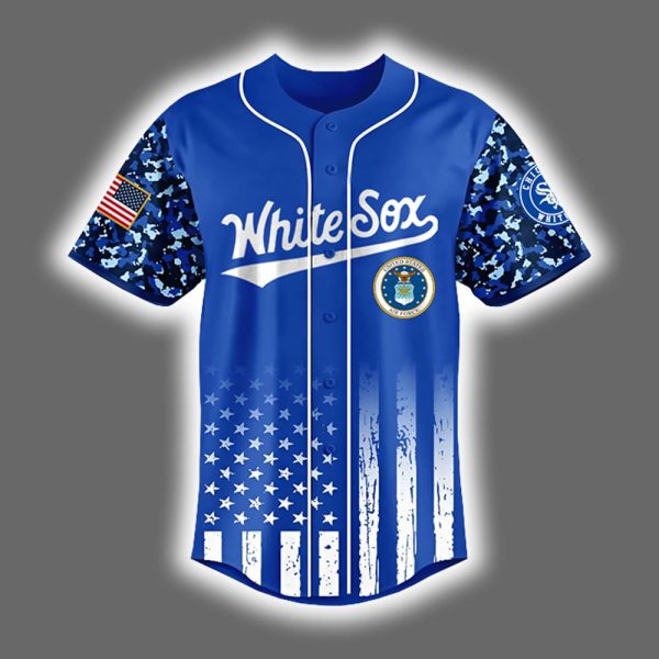 2025 White Sox x US Air Force Appreciation Night Baseball Jersey 2