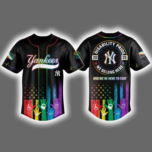 2025 Yankees Disability Pride Month Jersey