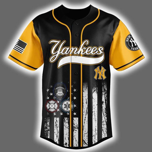 2025 Yankees First Responders Night Jersey 2