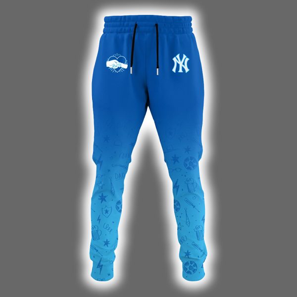 2025 Yankees Happy Fathers Day Hoodie Joggers Cap 3