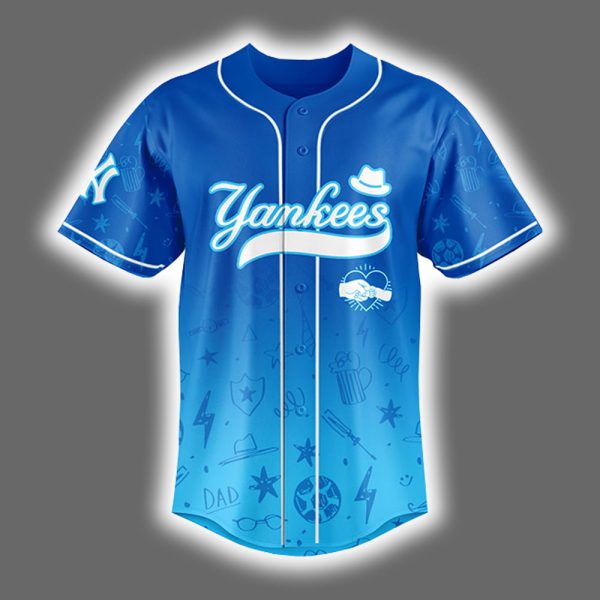 2025 Yankees Happy Fathers Day Jersey 2