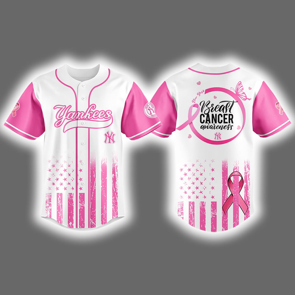 2025 Yankees x Breast Cancer Awareness Game Night Jersey 2025 Yankees x Breast Cancer Awareness Game Night Jersey