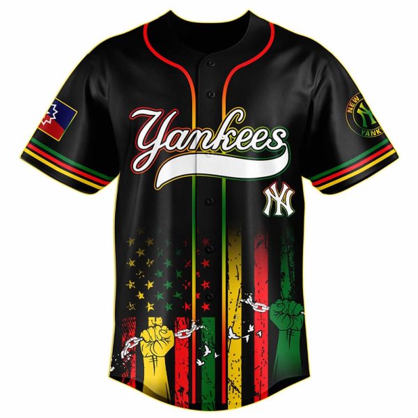 2025 Yankees x Juneteenth Day Baseball Jersey 2