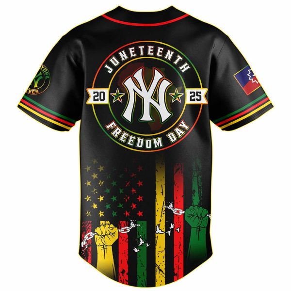 2025 Yankees x Juneteenth Day Baseball Jersey 3