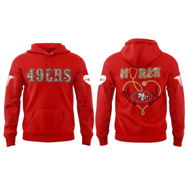 49ers Nurses Appreciation 2025 Hoodie Joggers Cap