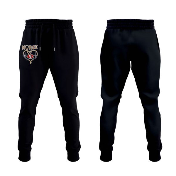 49ers Nurses Appreciation 2025 Hoodie Joggers Cap 3