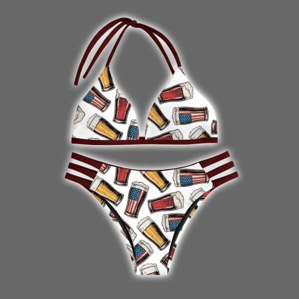 4th Of July Independence Day Swimwear Summer Bikini Set