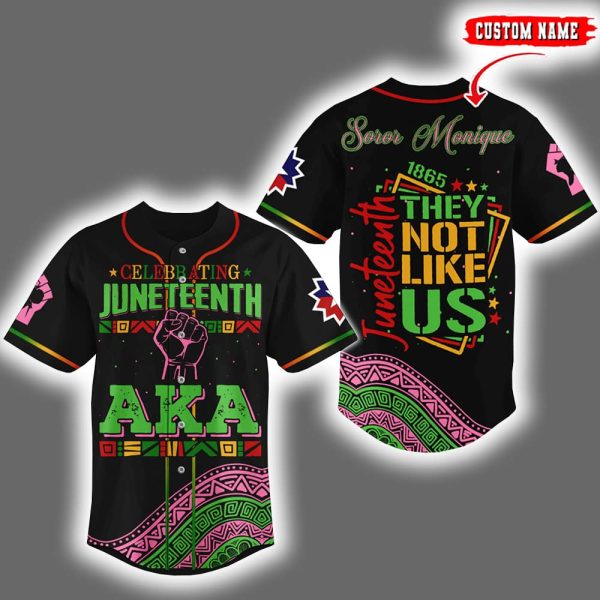 Alpha Kappa Alpha Juneteenth Day They Not Like Us 2025 Jersey