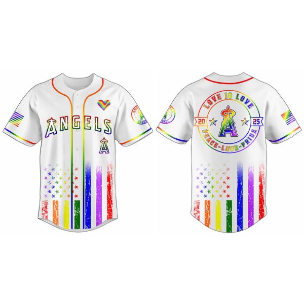 Angels Happy Pride Month Jersey 2025
