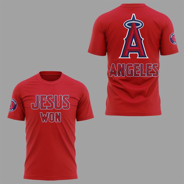 Angels Jesus Won 2025 Shirt
