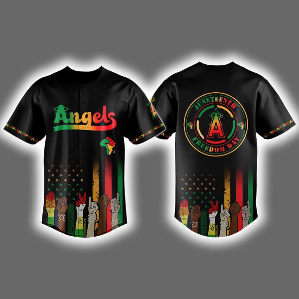Angels Juneteenth Freedom Day 2025 Jersey