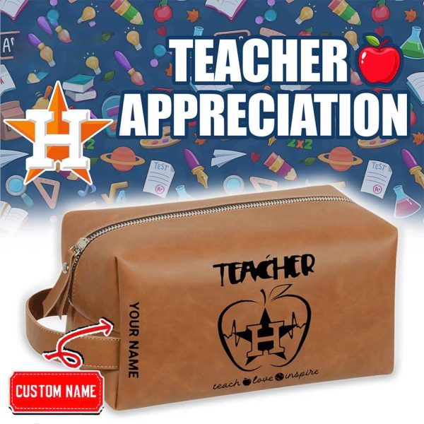 Astros 2025 Teacher Appreciation Leather Clutch Bag 2