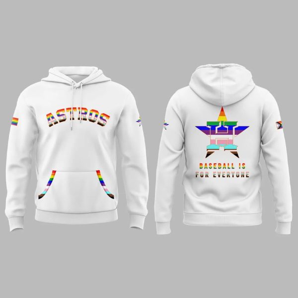 Astros Pride Night Baseball Is For Everyone 2025 Hoodie