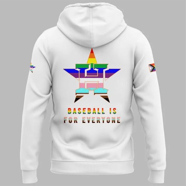 Astros Pride Night Baseball Is For Everyone 2025 Hoodie 3