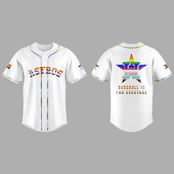 Astros Pride Night Baseball Is For Everyone 2025 Jersey