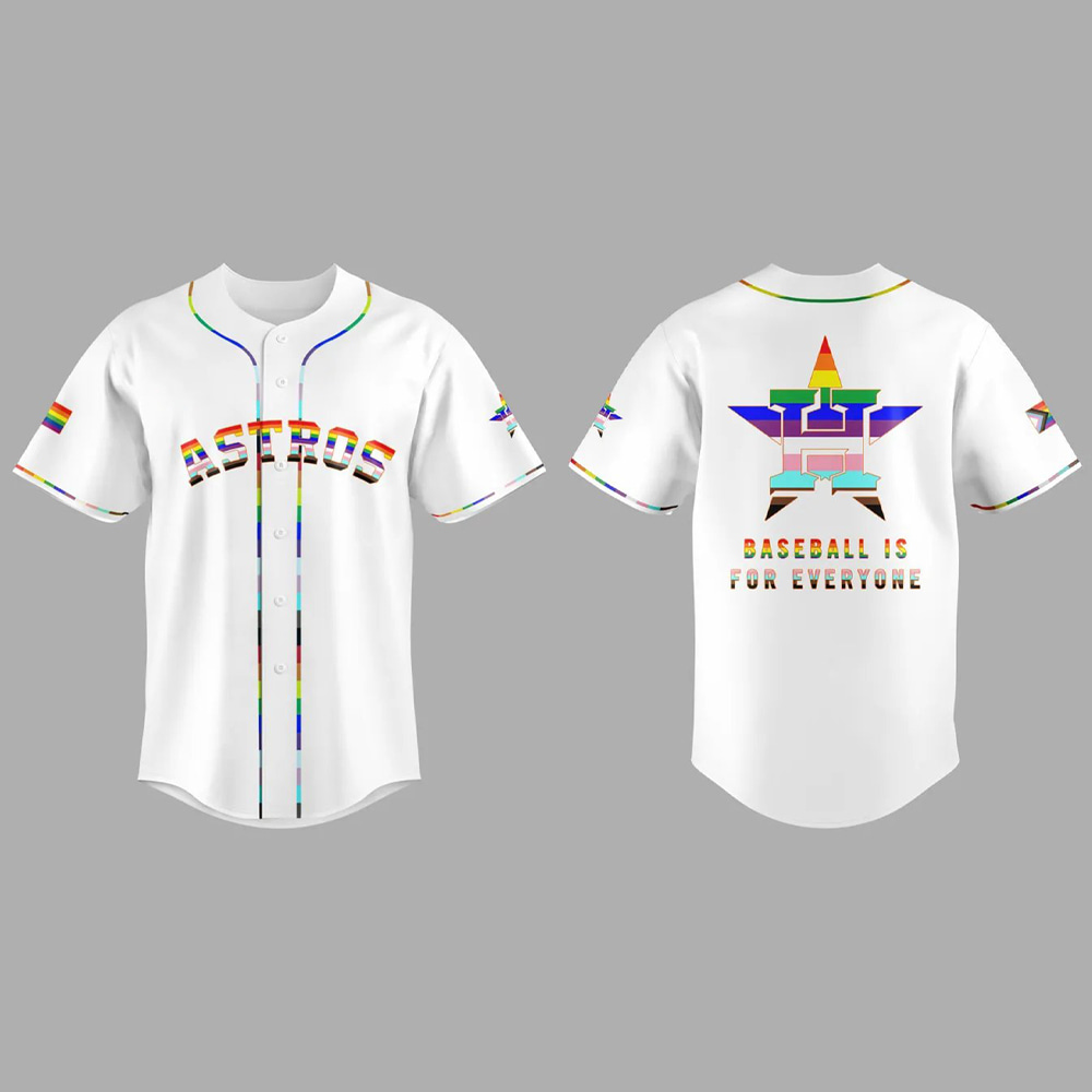 Astros Pride Night Baseball Is For Everyone 2025 Jersey Astros Pride Night Baseball Is For Everyone 2025 Jersey