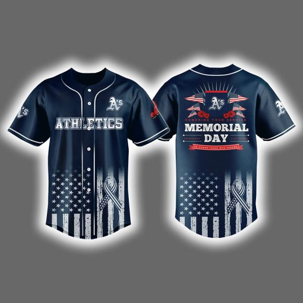 Athletics 2025 Memorial Day Jersey