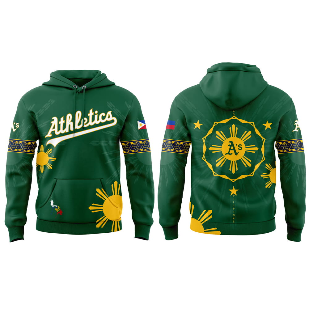 Athletics Filipino Heritage Night 2025 Hoodie Joggers Cap Athletics Filipino Heritage Night 2025 Hoodie Joggers Cap