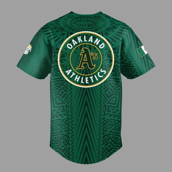 Athletics Mexican Heritage Celebration Jersey 2025 3