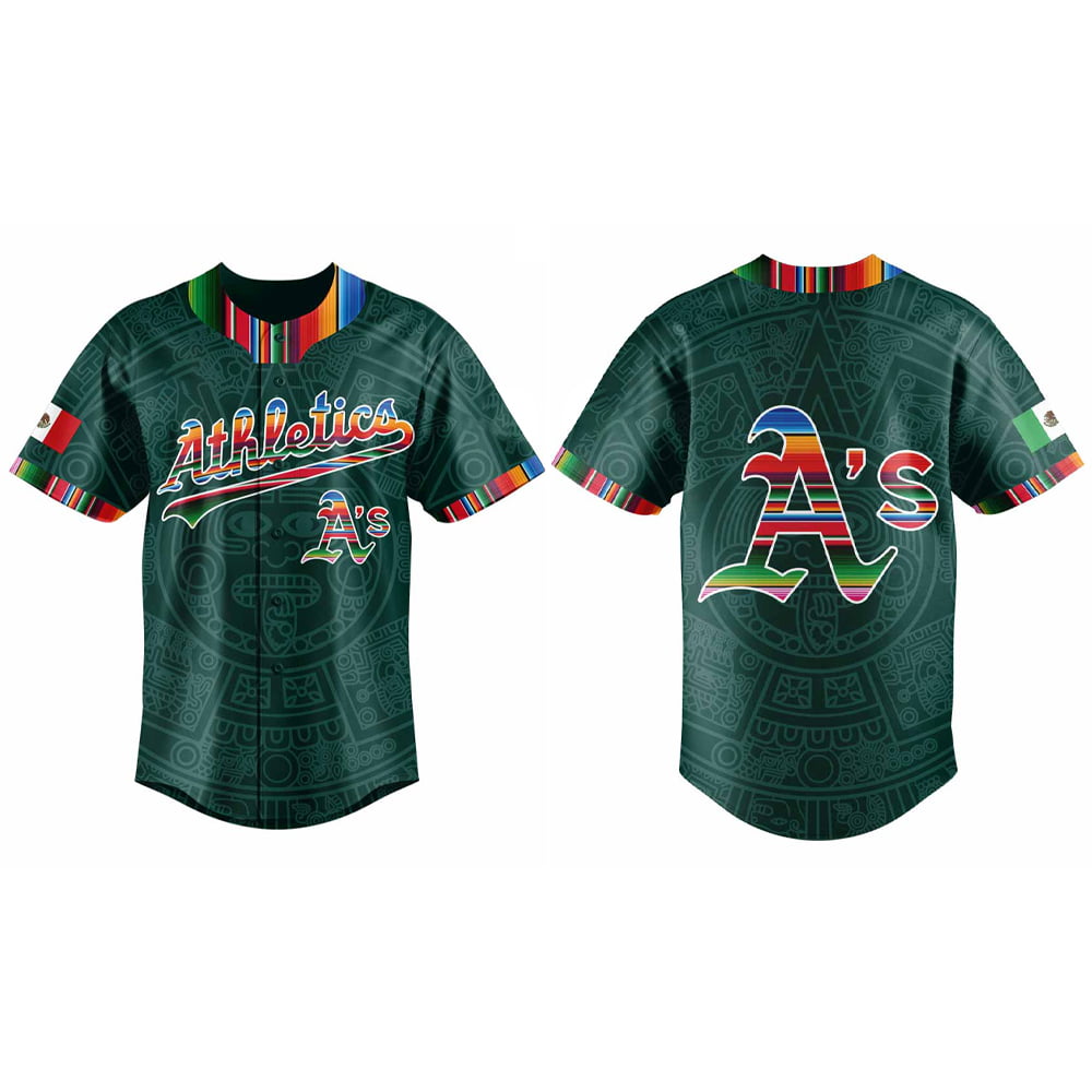 Athletics Mexican Heritage Night 2025 Jersey Athletics Mexican Heritage Night 2025 Jersey