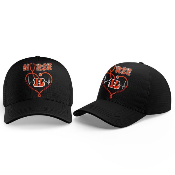 Bengals Nurses Appreciation 2025 Hoodie Joggers Cap 2