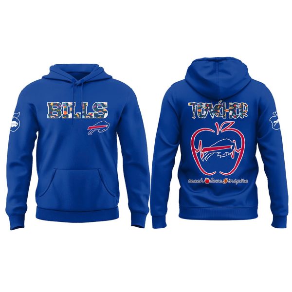 Bills Teacher Appreciation 2025 Hoodie Joggers Cap