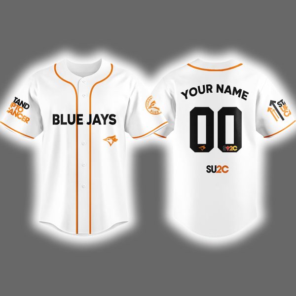 Blue Jays 2025 Stand Up To Cancer Night Jersey