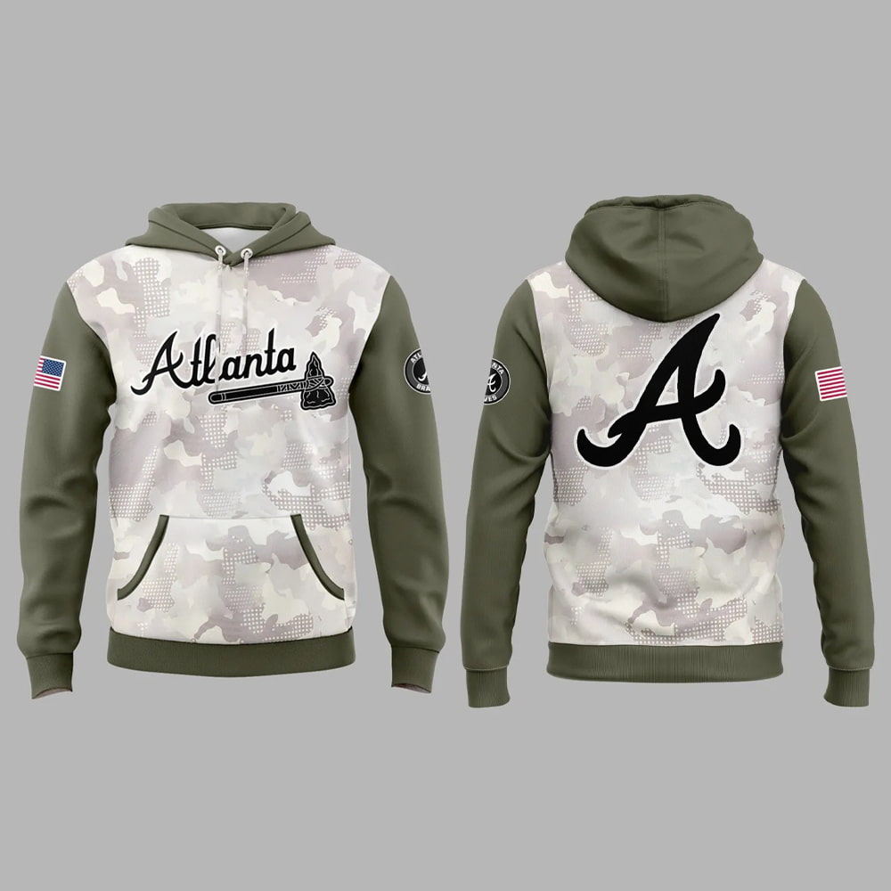 Braves Armed Forces Day 2025 Hoodie Braves Armed Forces Day 2025 Hoodie