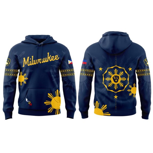Brewers Filipino Heritage Night 2025 Hoodie Joggers Cap