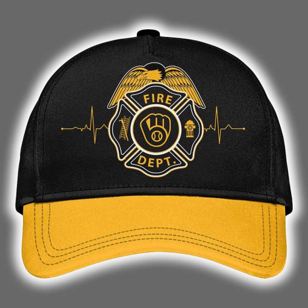 Brewers First Responders Night Hoodie Joggers Cap 2025 3