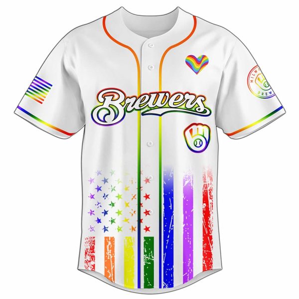 Brewers Happy Pride Month Jersey 2025 2