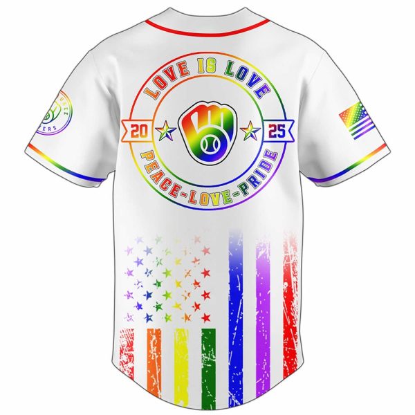 Brewers Happy Pride Month Jersey 2025 3
