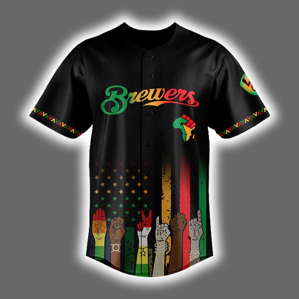 Brewers Juneteenth Freedom Day 2025 Jersey 2