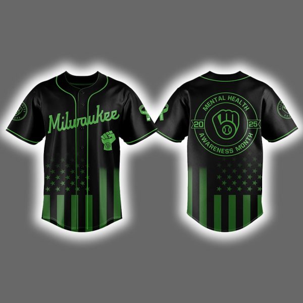 Brewers Mental Health Awareness Month 2025 Jersey