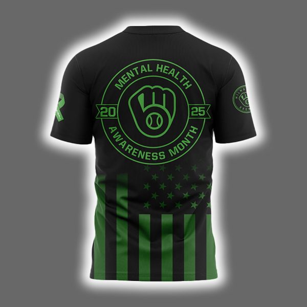 Brewers Mental Health Awareness Month 2025 Shirt 3