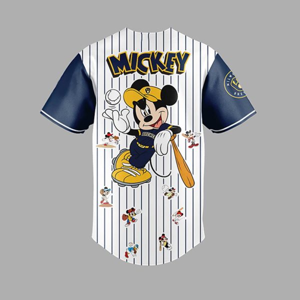 Brewers Mickey Mouse Night 2025 Jersey 3