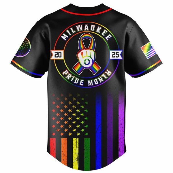 Brewers Pride Month 2025 Jersey 3