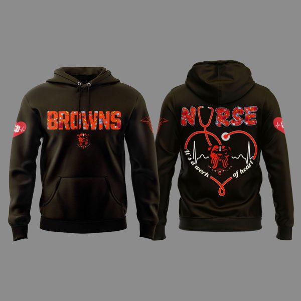 Browns Nurses Night 2025 Hoodie Joggers Cap