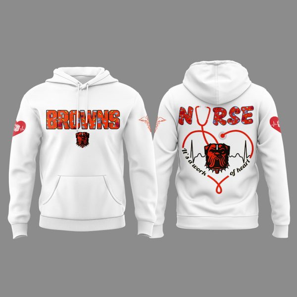 Browns Nurses Night 2025 Hoodie Joggers Cap 4