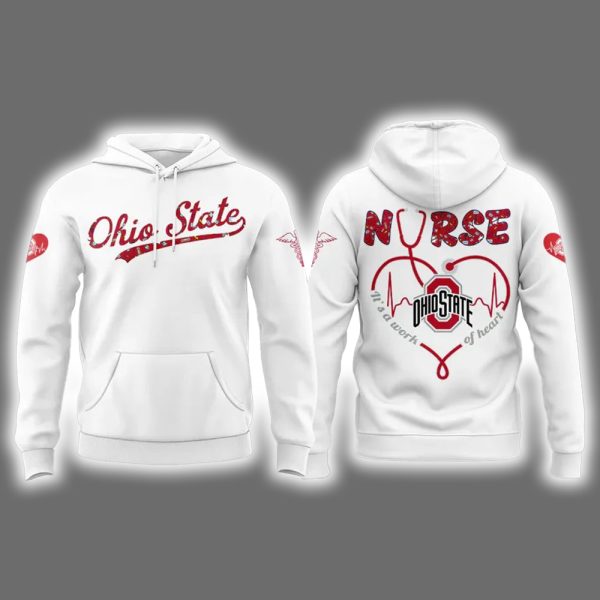 Buckeyes Nurses Night 2025 Hoodie Joggers Cap 4