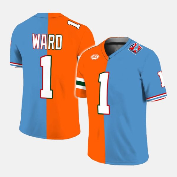 Cam Ward Half Hurricanes And Titans Jersey