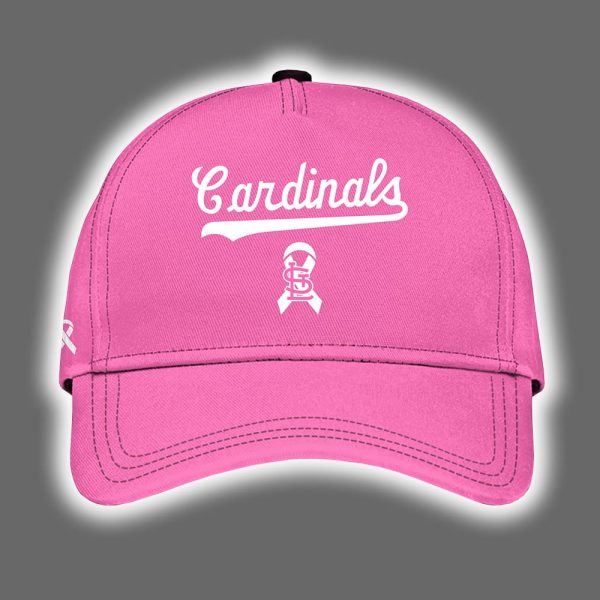 Cardinals 2025 Breast Cancer Awareness Game Night Hat