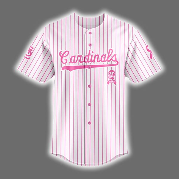 Cardinals 2025 Breast Cancer Awareness Game Night Jersey 2