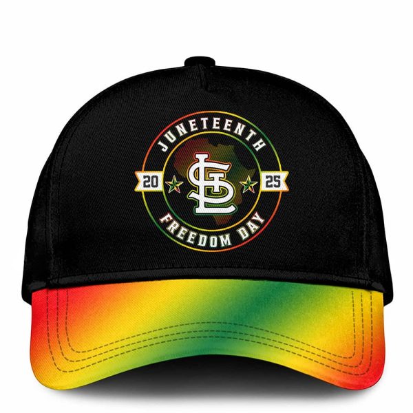 Cardinals 2025 Juneteenth Freedom Day Hoodie Joggers Cap 3